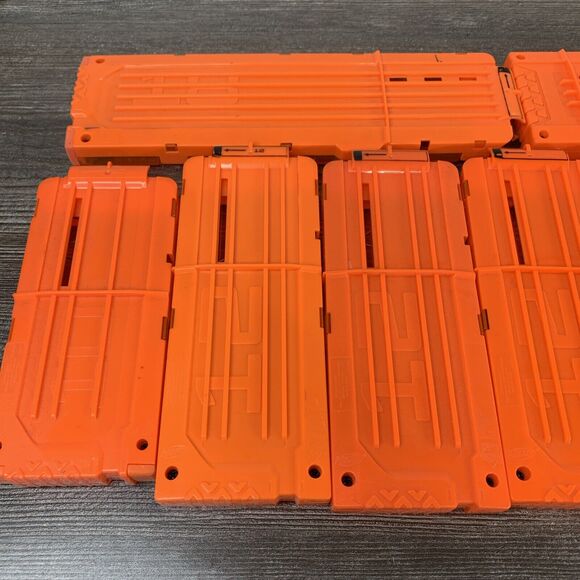 Nerf N-strike Elite 6 10 12 18 Round Magazine Magazines Lot Of 7 - Picture 7 of 8